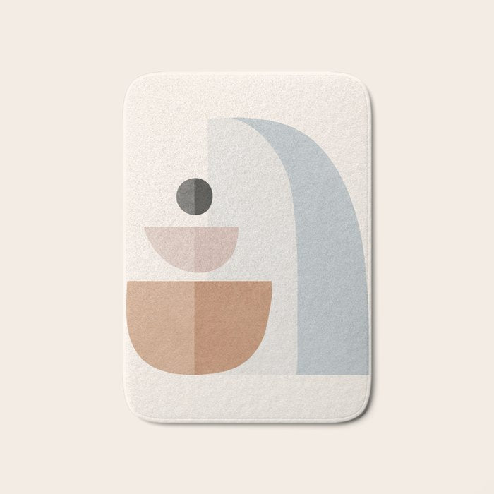 Abstract Minimal Shapes 14 Bath Mat Gallery Image 1