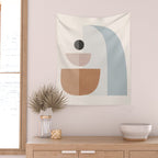 Abstract Minimal Shapes 14 Wall Tapestry Gallery Image 2