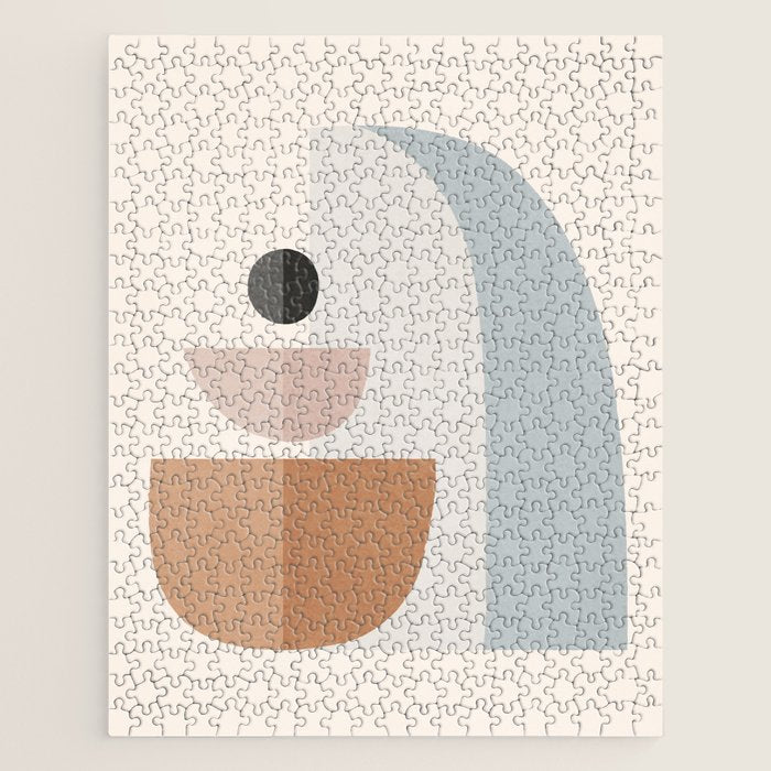 Abstract Minimal Shapes 14 Jigsaw Puzzle Gallery Image 1