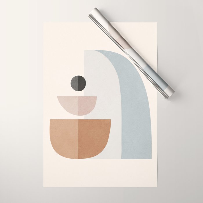 Abstract Minimal Shapes 14 Wrapping Paper Gallery Image 1