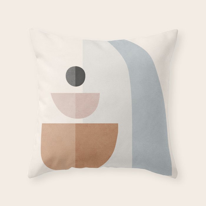 Abstract Minimal Shapes 14 Throw Pillow Gallery Image 6