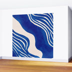 Indigo Flow Wall Mural Gallery Image 2