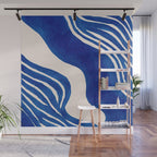 Indigo Flow Wall Mural Gallery Image 1