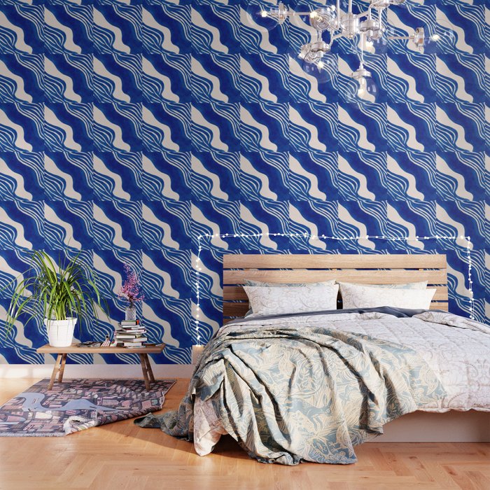 Indigo Flow Wallpaper Gallery Image 3
