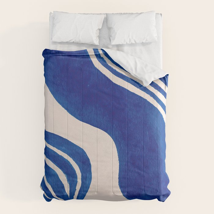 Indigo Flow Comforter Gallery Image 1