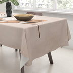 Minimal Woman with a Palm Leaf Tablecloth Gallery Image 3