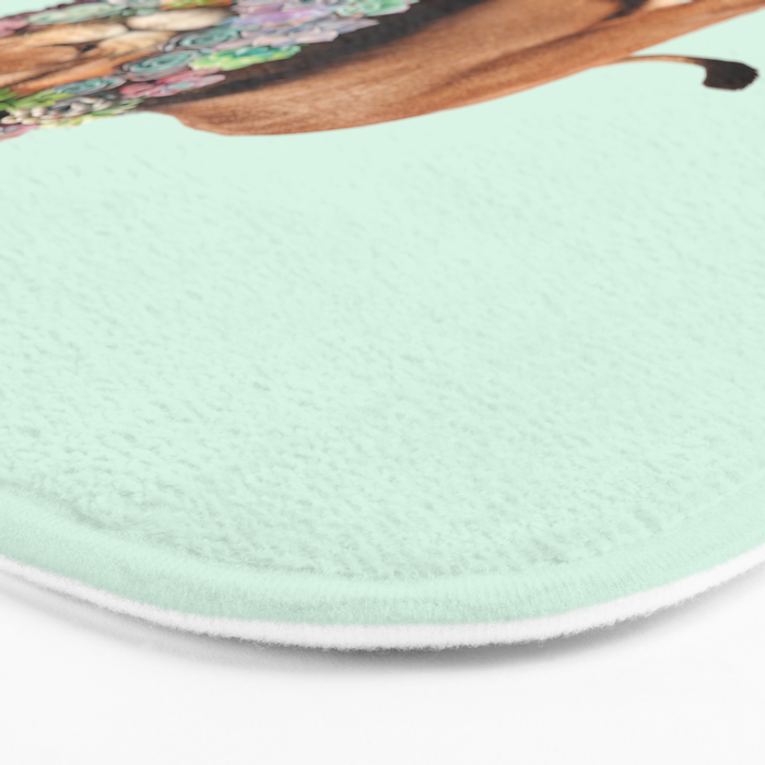 SUCCULENT LION Bath Mat Gallery Image 3