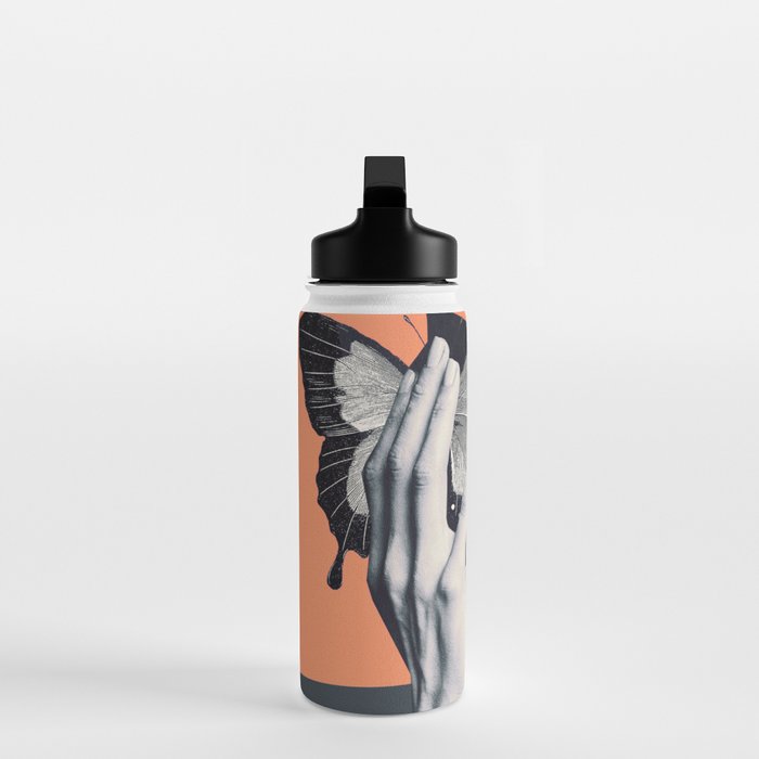 collage art / butterfly Water Bottle Gallery Image 3