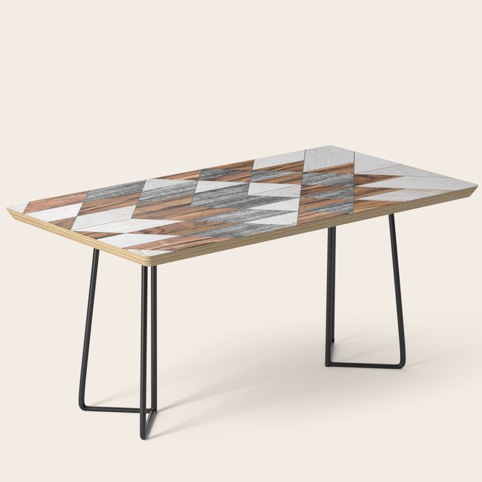 Urban Tribal Pattern No.12 - Aztec - Wood Coffee Table Gallery Image 1
