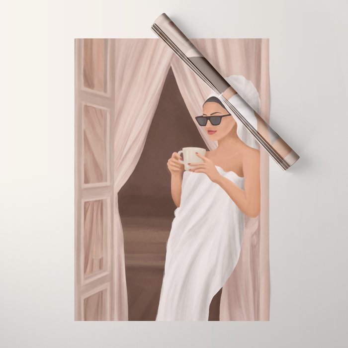Morning Coffee III Wrapping Paper Gallery Image 1