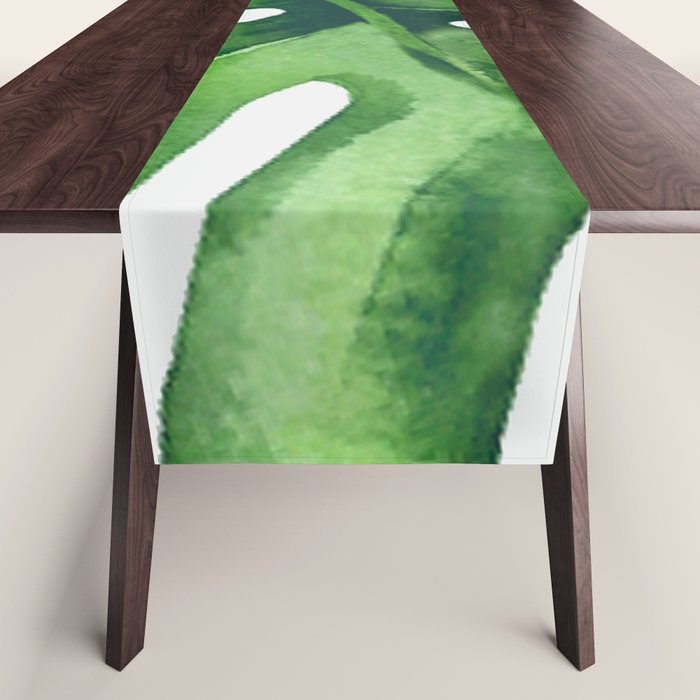 Monstera Leaf Table Runner Gallery Image 1