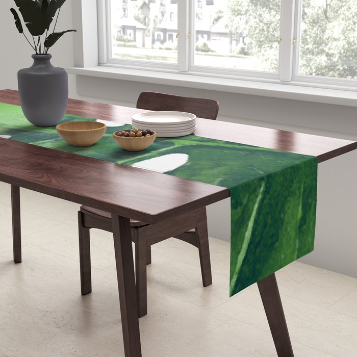 Monstera Leaf Table Runner Gallery Image 2
