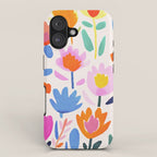 Multicolor Groovy Matisse Summer Flower Garden iPhone Case Gallery Image 1