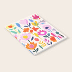 Multicolor Groovy Matisse Summer Flower Garden Notebook Gallery Image 2