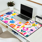 Multicolor Groovy Matisse Summer Flower Garden Desk Mat Gallery Image 2