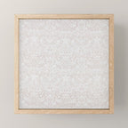 William Morris Pure Strawberry Thief Dove Cream Mini Art Print Gallery Image 1