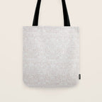 William Morris Pure Strawberry Thief Dove Cream Tote Bag Gallery Image 1