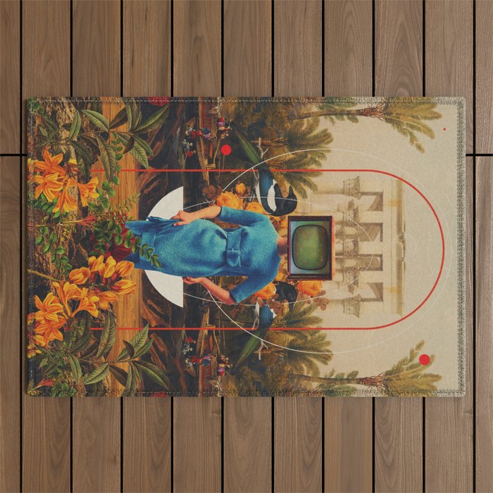 Her Asymmetries Outdoor Rug Gallery Image 1