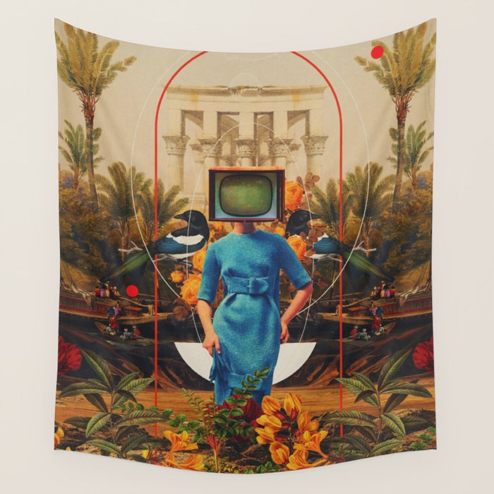Her Asymmetries Wall Tapestry Gallery Image 4