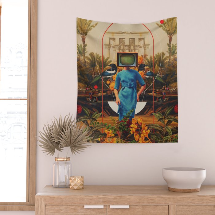 Her Asymmetries Wall Tapestry Gallery Image 2