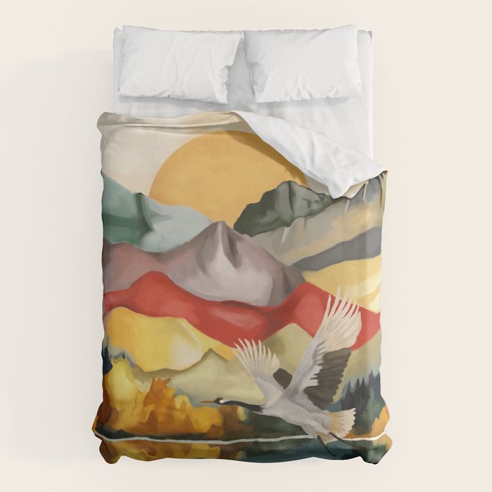 Silent Flight  Duvet Cover Gallery Image 1