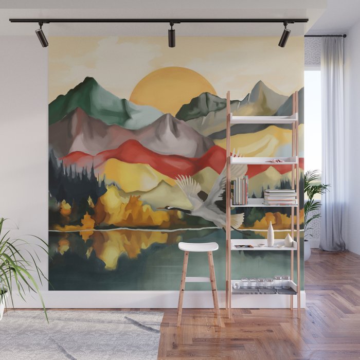 Silent Flight  Wall Mural Gallery Image 1