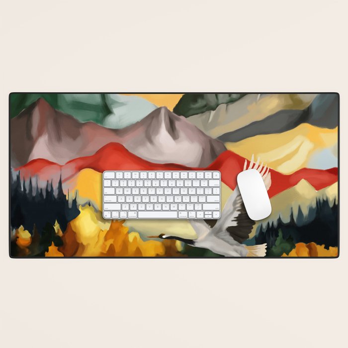 Silent Flight  Desk Mat Gallery Image 1