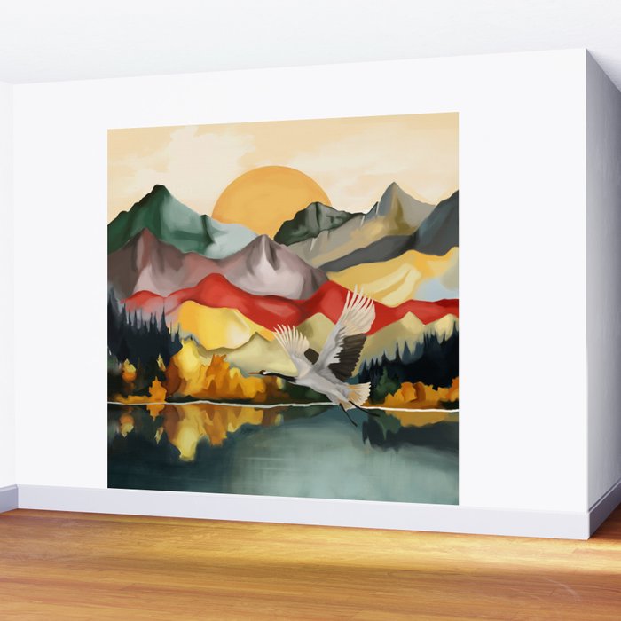 Silent Flight  Wall Mural Gallery Image 2