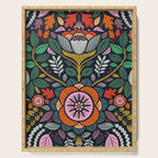 In Bloom | Navy Serving Tray Gallery Image 1