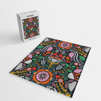 In Bloom | Navy Jigsaw Puzzle Gallery Image 2