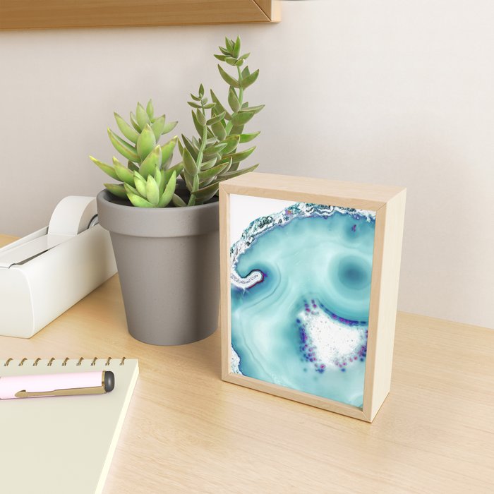 Agate - marine Mini Art Print Gallery Image 2