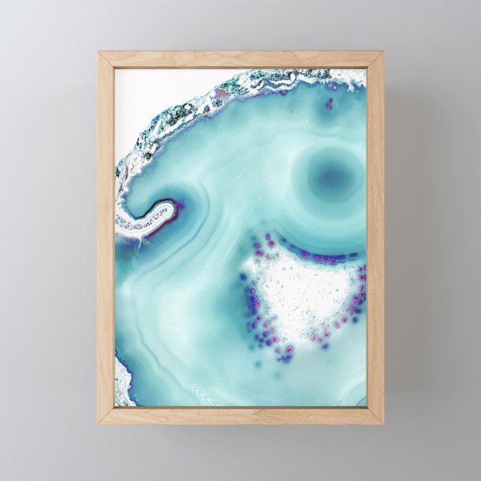 Agate - marine Mini Art Print Gallery Image 1