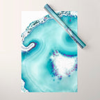 Agate - marine Wrapping Paper Gallery Image 1