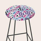 BM3 Tribal geometric Stool Gallery Image 2