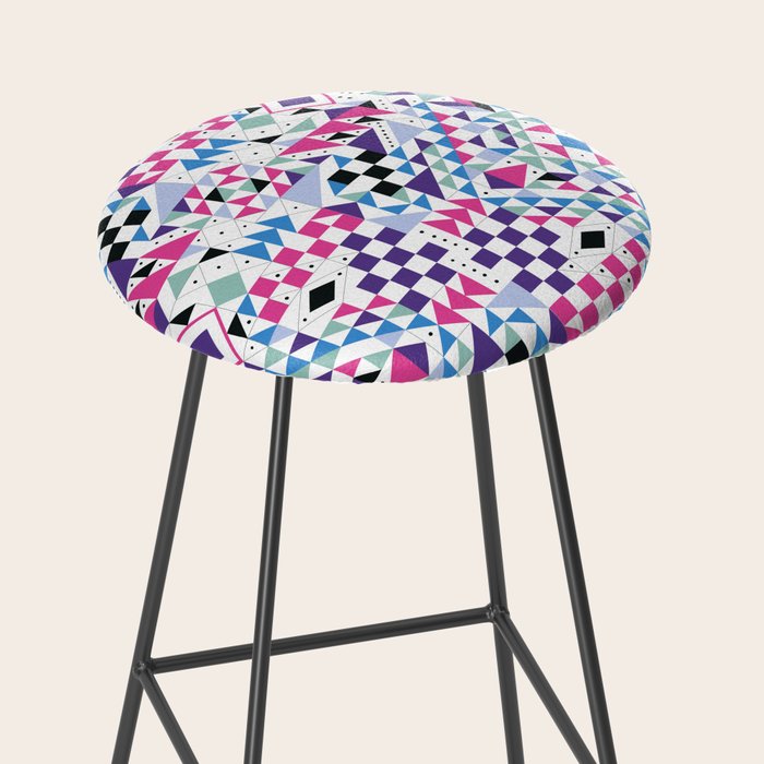 BM3 Tribal geometric Stool Gallery Image 2