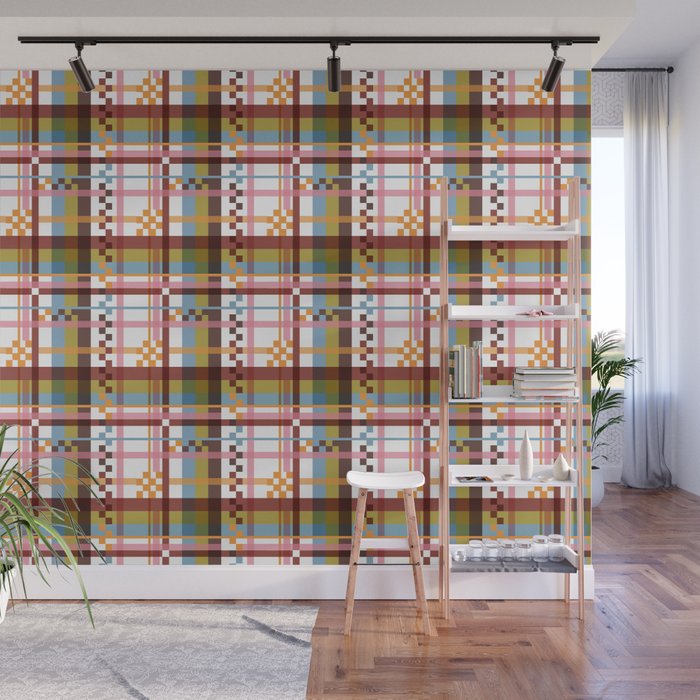 Bold Grid Aesthetic Wall Mural Gallery Image 1
