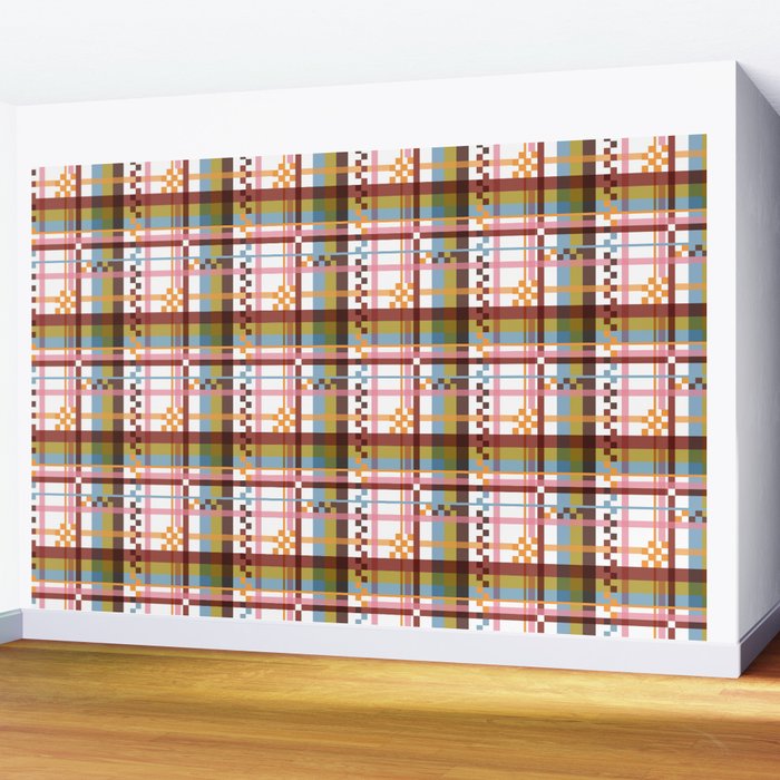 Bold Grid Aesthetic Wall Mural Gallery Image 2