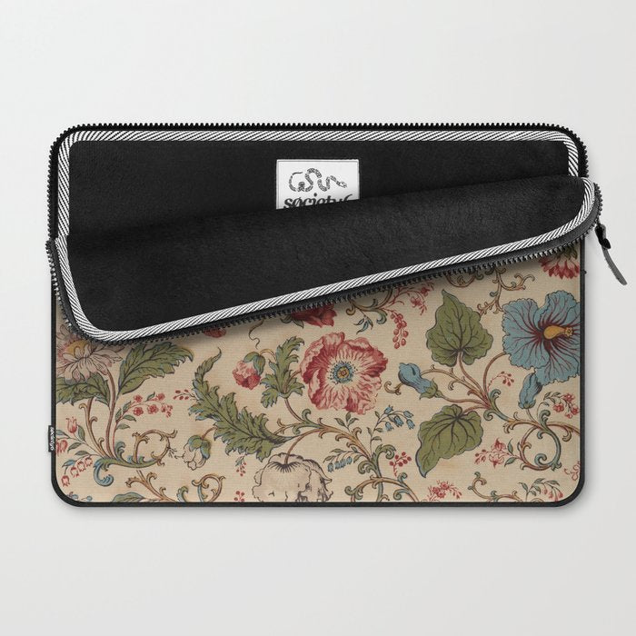 Antique Swirling Floral Chintz  Laptop Sleeve Gallery Image 2