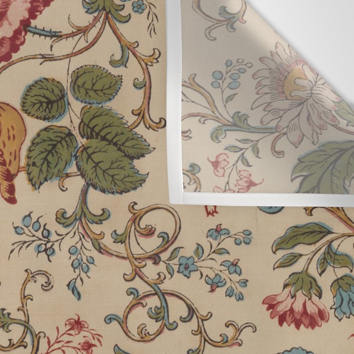 Antique Swirling Floral Chintz  Wall Tapestry Gallery Image 3