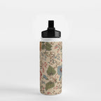 Antique Swirling Floral Chintz  Water Bottle Gallery Image 2