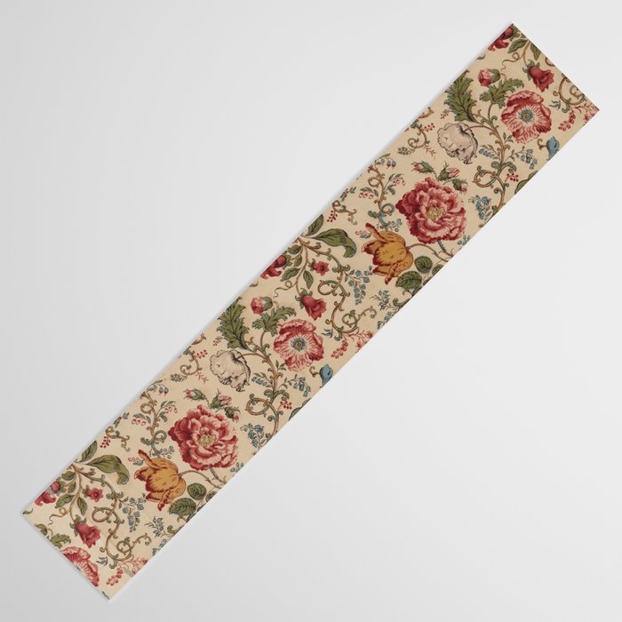 Antique Swirling Floral Chintz  Table Runner Gallery Image 3