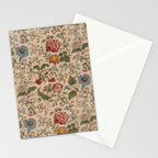 Antique Swirling Floral Chintz  Stationery Card Gallery Image 2