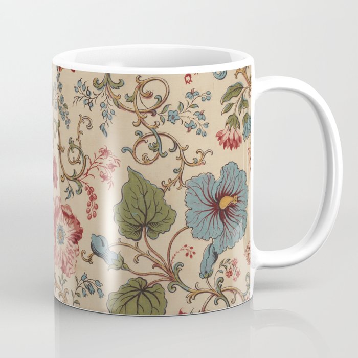 Antique Swirling Floral Chintz  Coffee Mug Gallery Image 1