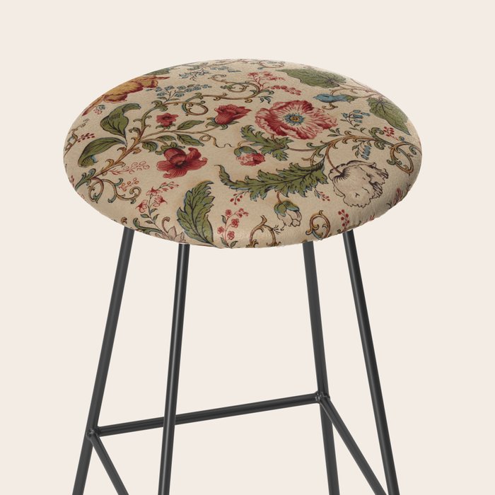 Antique Swirling Floral Chintz  Stool Gallery Image 2