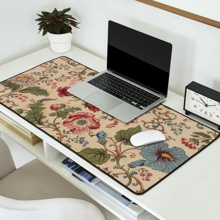 Antique Swirling Floral Chintz  Desk Mat Gallery Image 2