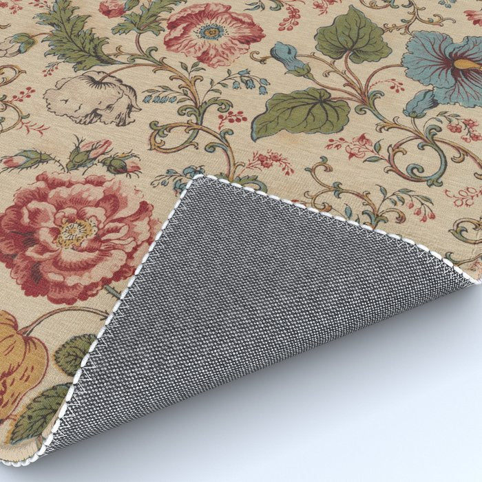 Antique Swirling Floral Chintz  Rug Gallery Image 4