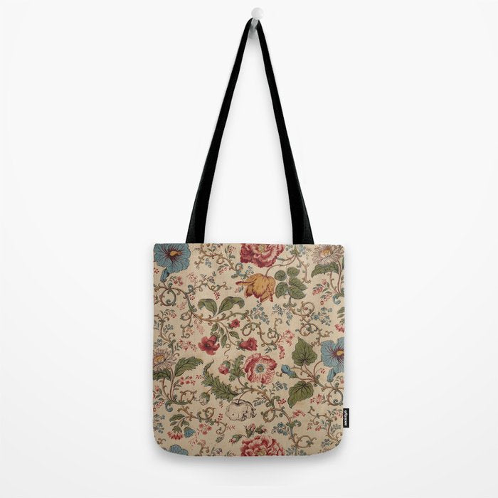 Antique Swirling Floral Chintz  Tote Bag Gallery Image 2