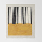Sunshine Color Field Rothko Inspired Abstract Mid Century Modern Geometric Pattern Throw Blanket Gallery Image 2