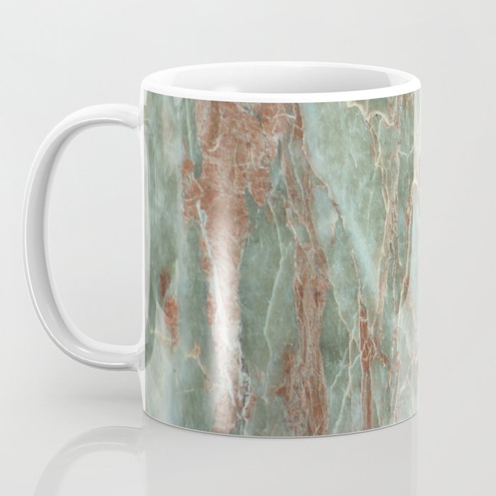 Sage and Rust Marble Coffee Mug Gallery Image 3