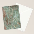 Sage and Rust Marble Stationery Card Gallery Image 2